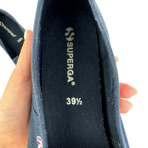 Superga Women's Navy Blue A Line Slide Slip On Casual Everyday Sneakers - Picture 10 of 11